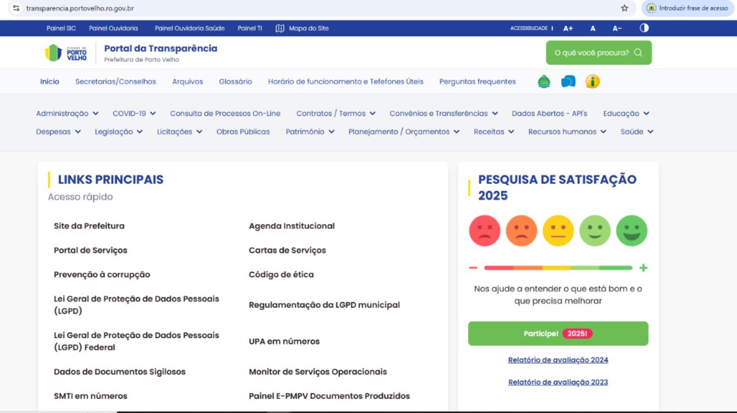 Índice destaca o avanço da capital no cumprimento das normas de acesso à informação