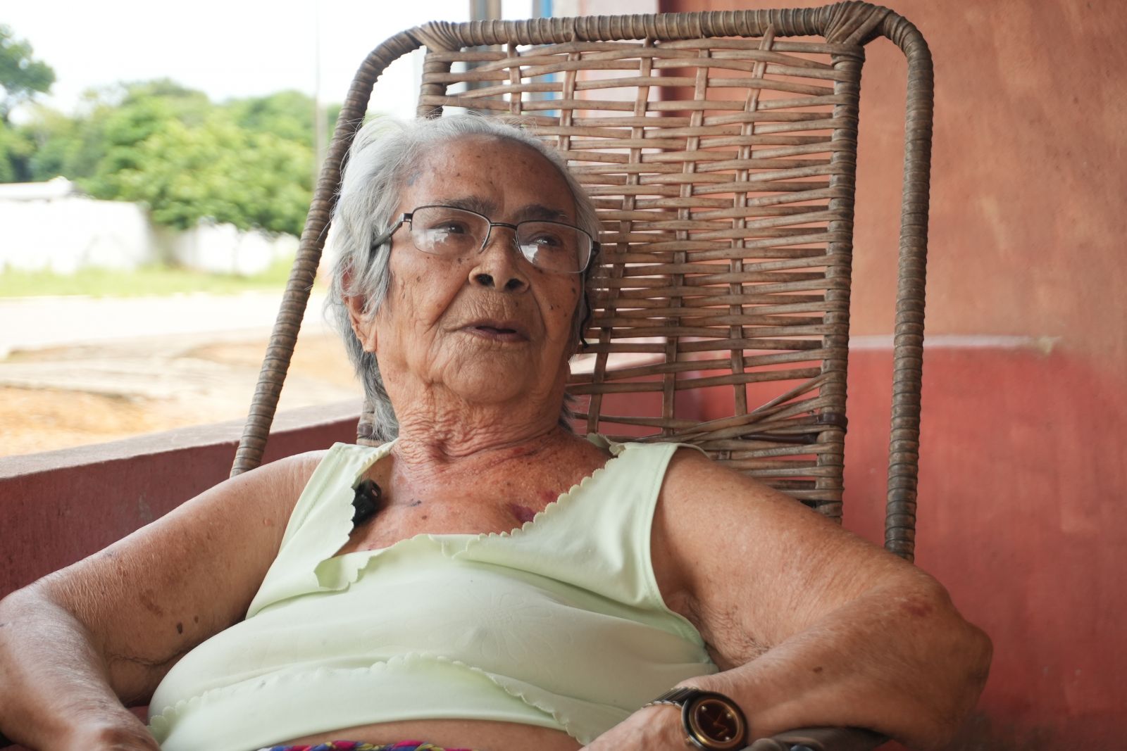 Pedrina Teixeira acompanhou a transformação e destacou que a nova obra ficou seguro