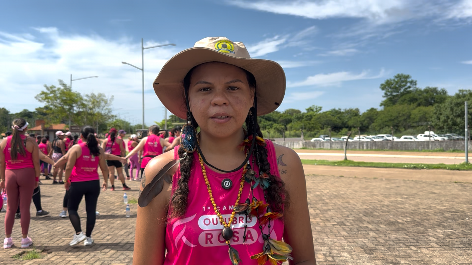 Para Anne Cleyanne, a caminhada simboliza o fortalecimento das mulheres e a importância de se cuidar